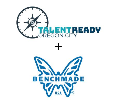 Logos for Benchmade and Talent Ready
