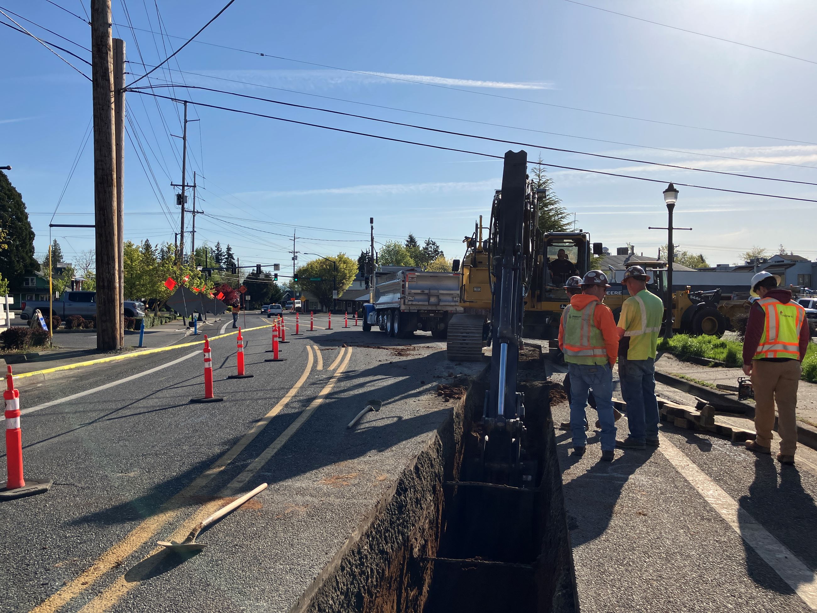 street, construction