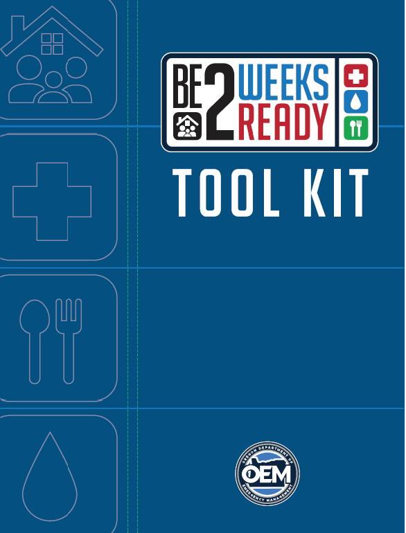 Clickable image to download the Be 2 Weeks Ready toolkit
