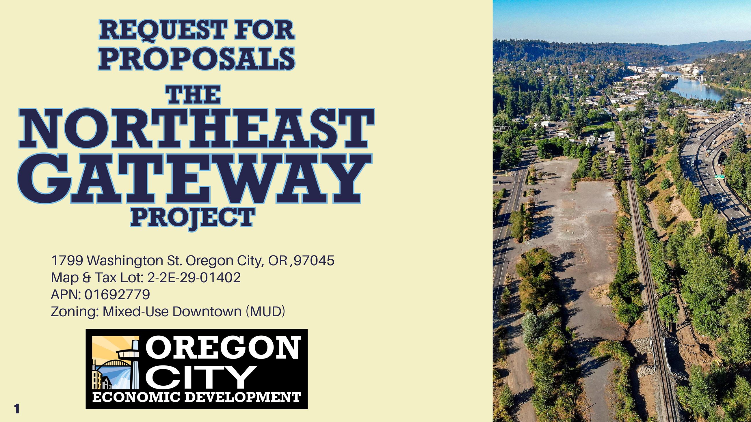 Northeast Gateway RFP cover